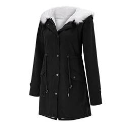 Didadihu Mantel Damen Winter : Jacken Lang Warm Wollmantel Leicht Steppmantel Winter Outdoor Winter Parka Übergangsjacke Mädchen Daunenjacken Winterparka Daunenjacken Funktionsweste von Didadihu