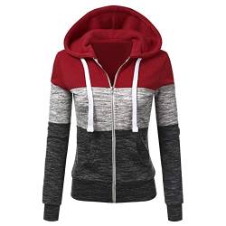 Didadihu Strickjacke Damen - Kapuzenjacke Damen Damen Sweatjacke Strickjacke Damen Sommer Hoodie Jacke Damen Pullover & Strickjacken Für Damen Sweatjacke Damen Mit Kapuze Hoody Damen Mit Kapuze von Didadihu