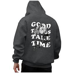 Didadihu Sweatjacke Herren - Hoodie Damen Oversize Sweatjacke Herren Mit Kapuze Basic Hoodie Weißer Pullover Herren Hudi Oversized Hoodie Herren Hoody Herren Ausgefallene Sweatjacke von Didadihu