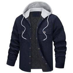 Fleece Pullover Herren - Innenfleece Xxxl Teddy Jacke Flanell Wander Arbeitsjacke Norweger Pulli Microfleece 4xl Strickjacke Hoody Fliesjacke Winddicht Teddy von Didadihu