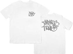 Minus Two Tee Herren Cargo Y2K T-Shirts O-Neck Print Hip Hop Tops Vintage Graffiti Streetwear von Didadihu