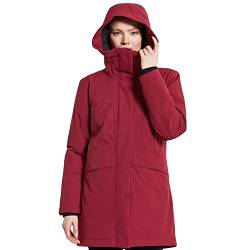 Didriksons Damen Winterjacke Cajsa Parka 4 Ruby red rot - 38 von Didriksons