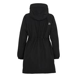 Didriksons W Ella Parka Schwarz - Warmer wasserdichter Damen Winterparka, Größe 34 - Farbe Black von Didriksons