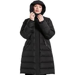 Didriksons W Fay Parka Schwarz - Stylischer Warmer Damen Winterparka, Größe 36 - Farbe Black von Didriksons