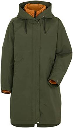 Didriksons W Gabriella Parka Grün - Wasserdichter isolierter Damen 3-in-1 Winterparka, Größe 40/42 - Farbe Deep Green von Didriksons