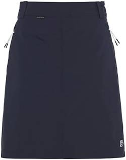 Didriksons W Paulina Skirt Blau - Atmungsaktiver wasserabweisender Damen Rock, Größe 36 - Farbe Dark Night Blue von Didriksons