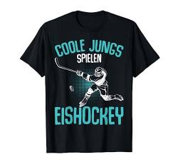 Coole Jungs spielen Eishockey Hockey Eishockeyspieler Jungen T-Shirt von Die Besten Eishockey & Wintersport Geschenkideen