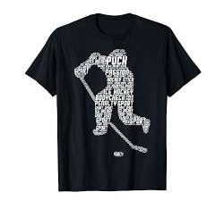 Eishockeyspieler Eishockey Männer Kinder Jungen T-Shirt von Die Besten Eishockey & Wintersport Geschenkideen