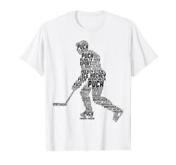 Eishockeyspieler Eishockey Männer Kinder Jungen T-Shirt von Die Besten Eishockey & Wintersport Geschenkideen
