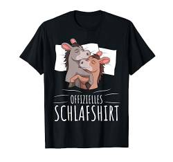 Offizielles Schlafshirt Esel Liebhaber T-Shirt von Die Besten Esel Flüsterer Geschenke