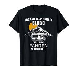 Normale Opas Spielen Bingo Coole Opas Fahren Wohnmobil T-Shirt von Die Besten Wohnwagen Camper T-Shirts