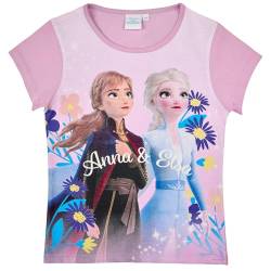 Die Eiskönigin 2 Anna und ELSA Mädchen T-Shirt (DE/NL/SE/PL, Numerisch, 116, Regular, Rosa 4) von Die Eiskönigin
