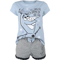 Die Eiskönigin - Disney Schlafanzug - Olaf - XS bis XXL - für Damen - Größe L - allover  - EMP exklusives Merchandise! von Die Eiskönigin