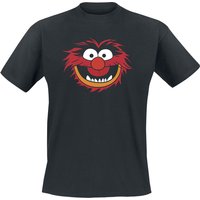 Die Muppets T-Shirt - Animal - Gesicht - S bis XXL - für Männer - Größe S - schwarz  - Lizenzierter Fanartikel von Die Muppets