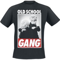 Die Muppets T-Shirt - Old School Gang - M bis 3XL - für Männer - Größe 3XL - schwarz  - Lizenzierter Fanartikel von Die Muppets