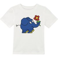 Die Sendung mit der Maus T-Shirt - Kids - Elefant Blume - 98 bis 164 - für Mädchen & Jungen - Größe 164 - multicolor  - EMP exklusives Merchandise! von Die Sendung mit der Maus