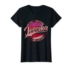 Damen Jessika Die Frau der Mythos die Legende Vornamen T-Shirt von Die besten Retro Vorname Geschenke für Damen