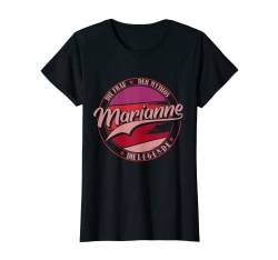Damen Marianne Die Frau der Mythos die Legende Vornamen T-Shirt von Die besten Retro Vorname Geschenke für Damen