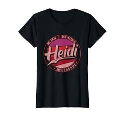 Heidi Die Frau der Mythos die Legende Vornamen T-Shirt von Die besten Retro Vorname Geschenke für Damen