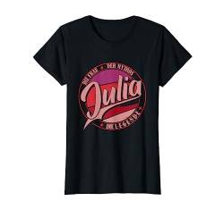 Julia Die Frau der Mythos die Legende Vornamen T-Shirt von Die besten Retro Vorname Geschenke für Damen