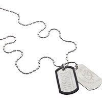 DIESEL® Herren Kette mit Anhänger "DX0011040", Edelstahl, silber von Diesel