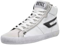 DIESEL Herren Leroji Sneakers, White/Black high, 41 EU von Diesel