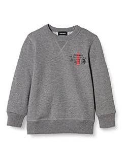 DIESEL Swillyz Felpa Sweatshirt für Jungen, Grau, grau, 10 Jahre von Diesel