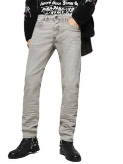 Diesel Buster 069II Herren Jeans Hose Regular Slim Tapered (Grau, 28W / 32L) von Diesel