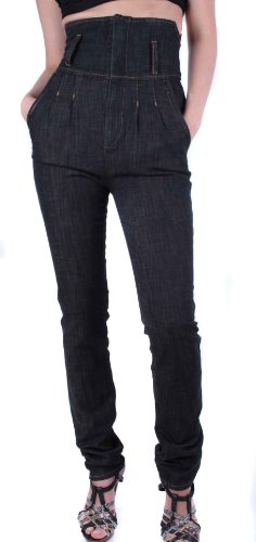 Diesel Damen Jeans Hose Skinny 15.N.Y Hüfthose (Schwarz, 28W / 32L) von Diesel