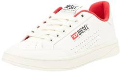 Diesel Damen S-Athene VTG W Sneakers Low-top, EGRET/Tango RED, 40 EU von Diesel