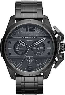 Diesel Herren Analog Quarz Uhr mit Edelstahl Armband DZ4362 von Diesel