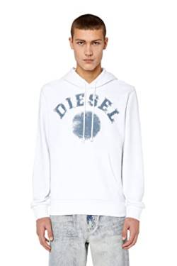 Diesel Herren S-ginn-hood-k30 Sweatshirt, 100-0grai, L von Diesel