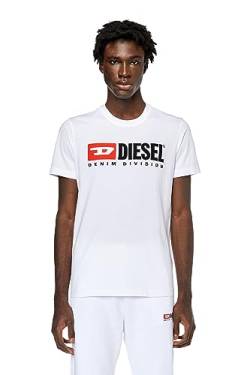 Diesel Herren T-Diegor-div T-Shirt, Hellweiß, XS von Diesel