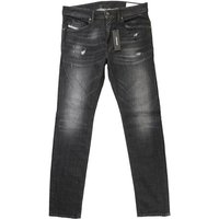 Diesel Skinny-fit-Jeans Thommer-X 0095R (Schwarz) Vintage Used Look, Stretch, 5-Pocket-Style von Diesel