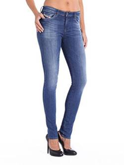 Diesel Skinzee-Low 0826F Damen Jeans Hose Skinny (Blau, 32W / 32L) von Diesel