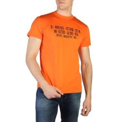 Diesel T-Diego-S2 Herren T-Shirt, Größe:S, Farbe:Orange von Diesel