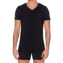 Diesel V-Neck T-Shirt, schwarz von Diesel