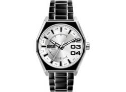 Quarzuhr DIESEL "SCRAPER, DZ2195" Armbanduhren schwarz (schwarz, silberfarben) Herren Quarzuhren von Diesel