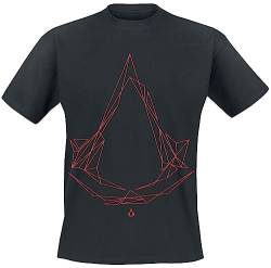 Assassin's Creed Tech Logo Männer T-Shirt schwarz XL 100% Baumwolle Gaming von Difuzed