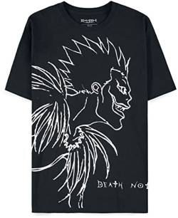 DIFUZED Unisex Kinder Death Note-Herren Männer Jungen Kurzarm T-Shirt, Black von Difuzed