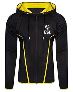 Difuzed ESL E-Sport Männer Kapuzenjacke schwarz S 100% Polyester eSports, Fan-Merch, Gaming von Difuzed