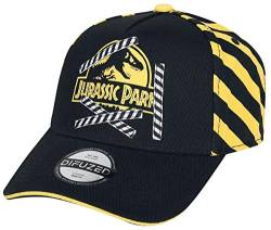 Difuzed Unisex Jurassic Park Baseballkappe, schwarz, Einheitsgröße von Difuzed