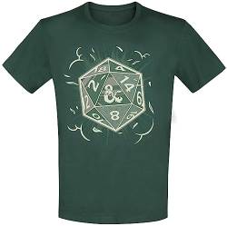 Dungeons and Dragons Dice Männer T-Shirt grün XL von Difuzed