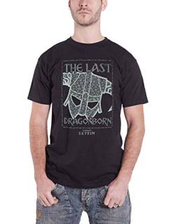 Elder Scrolls The V - Skyrim - The Last Dragonborn Männer T-Shirt schwarz XL von Difuzed