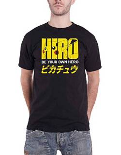 Pokémon Olympics - Pika Hero Männer T-Shirt schwarz M von Difuzed