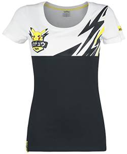 Pokémon Pikachu - Team Pika Frauen T-Shirt schwarz/weiß/gelb XL von Difuzed