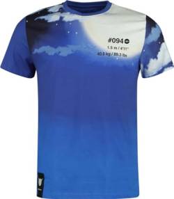 Pokemon T-Shirt Gengar Logo Neu Offiziell Unisex Blau Allover Print Size S von Difuzed