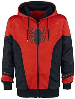 Spider-Man Red & Black Männer Trainingsjacke schwarz/rot XXL von Difuzed