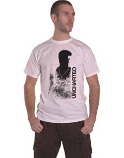 Uncharted - Herren Männer Jungen Kurzarm T-Shirt von Difuzed