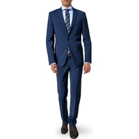 DIGEL Herren Anzug blau Schurwolle Slim Fit von Digel